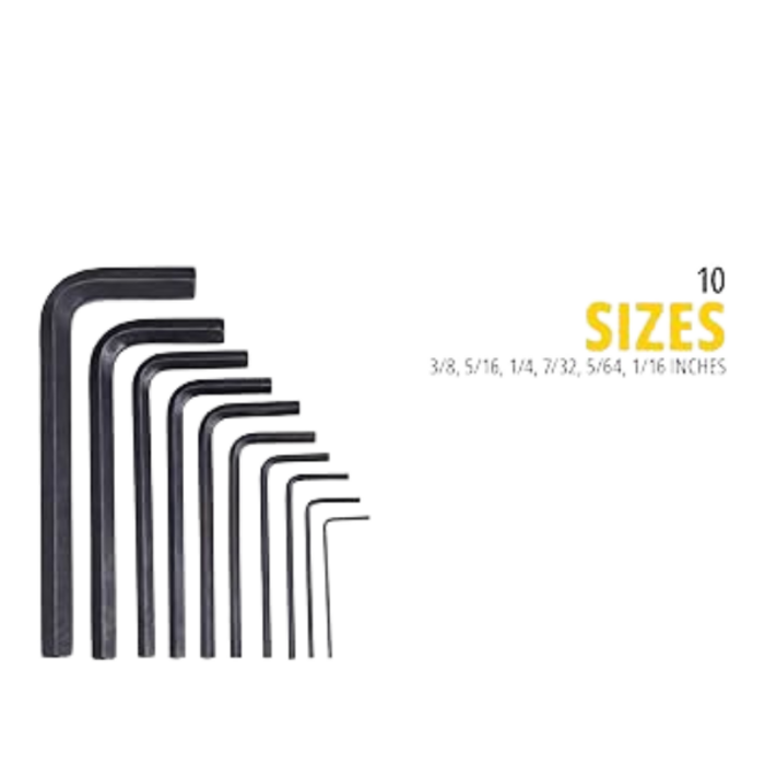 STANLEY HAR10073 HEX KEY SET-10PCS (MM) STANLEY 69-253