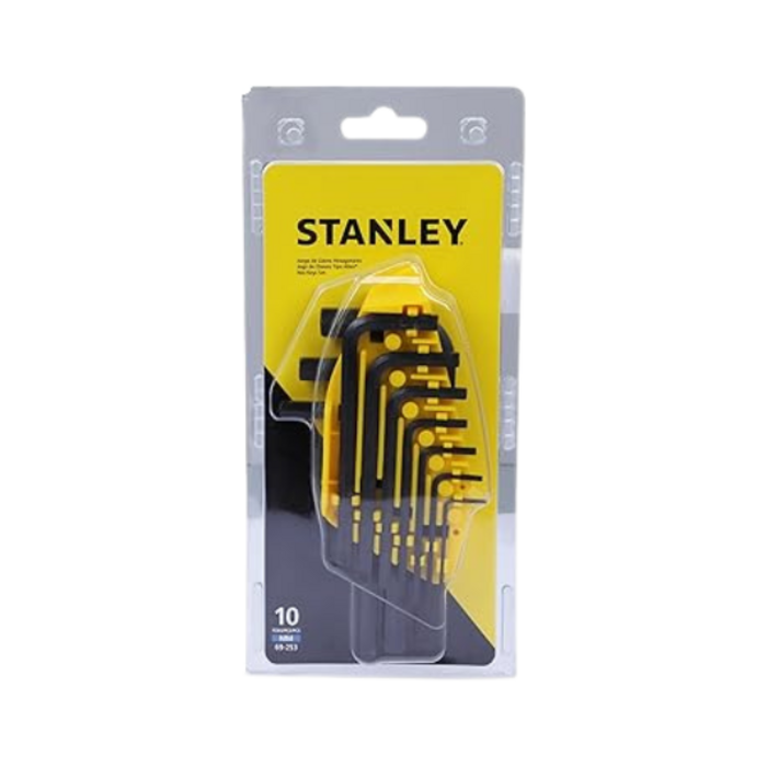 STANLEY HAR10073 HEX KEY SET-10PCS (MM) STANLEY 69-253