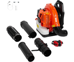 VEVOR IND6037/BACKPACK LEAF BLOWER, 79CC 2-CYCLE GAS LEAF BLOWER WITH 3L FUEL TANK