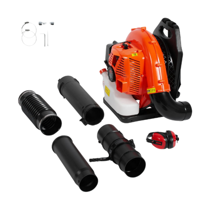 VEVOR IND6037/BACKPACK LEAF BLOWER, 79CC 2-CYCLE GAS LEAF BLOWER WITH 3L FUEL TANK