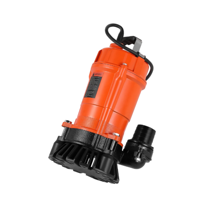 VEVOR IND6035/ 2'' VEVOR 1/2HP SUBMERSIBLE TRASH PUMP, 2000GPH, 110V 60HZ #PW550 CAST IRON 39FT MAX LIFT