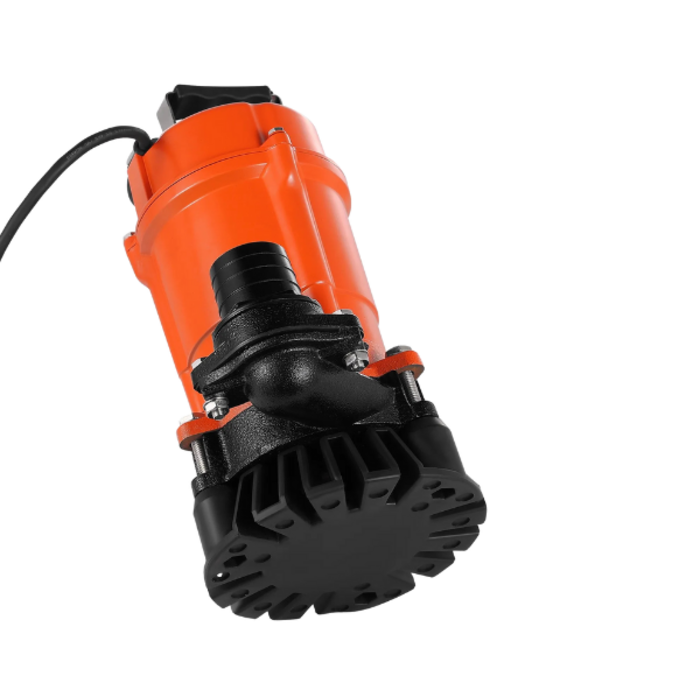 VEVOR IND6035/ 2'' VEVOR 1/2HP SUBMERSIBLE TRASH PUMP, 2000GPH, 110V 60HZ #PW550 CAST IRON 39FT MAX LIFT