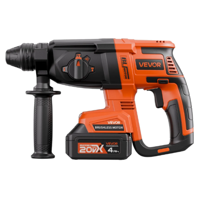 VEVOR IND6039/ VEVOR 20V BRUSHLESS CORDLESS HAMMER DRILL, BL-DC2630/20V-MT, 1200 RPM, 5300 BPM