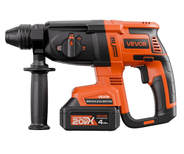 VEVOR IND6039/ VEVOR 20V BRUSHLESS CORDLESS HAMMER DRILL, BL-DC2630/20V-MT, 1200 RPM, 5300 BPM