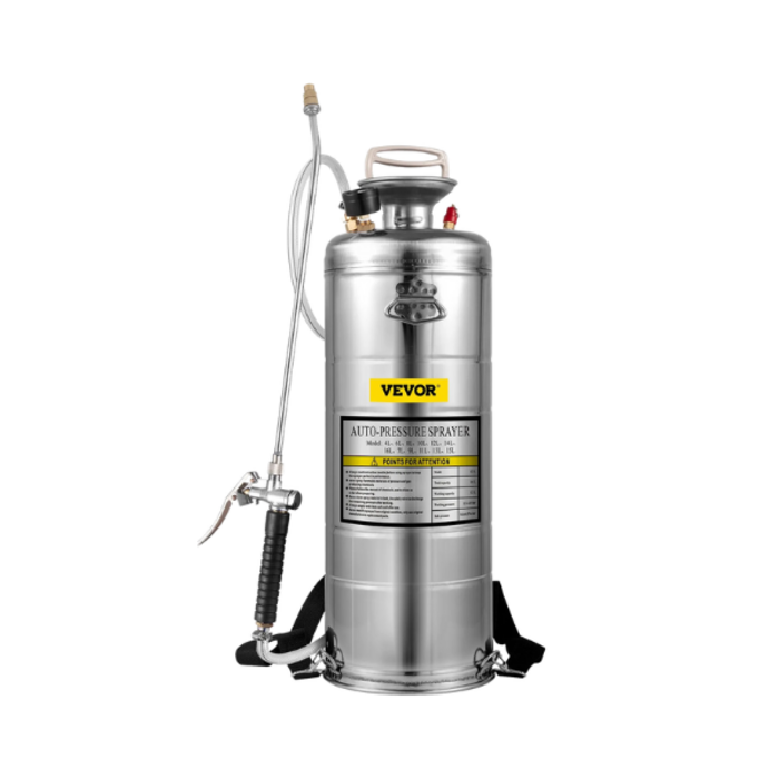 VEVOR HAR10063/VEVOR 3.5GAL SS SPRAYER,L SET WITH 20\" WAND& HANDLE& 3FT