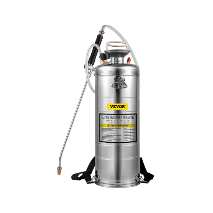 VEVOR HAR10063/VEVOR 3.5GAL SS SPRAYER,L SET WITH 20\" WAND& HANDLE& 3FT