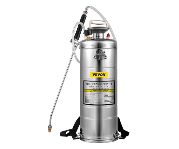 VEVOR HAR10063/VEVOR 3.5GAL SS SPRAYER,L SET WITH 20\" WAND& HANDLE& 3FT