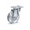 BETA STAR VEH24895/3'' CLEAR POLYURETHANE SWIVEL CASTER WHEEL 2000LB CAPACITY 1-1/8'' W