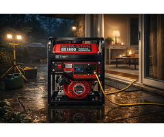 BETA STAR IND6033/BS1800 INVETER GASOLINE GENERATOR 3.5HP 1200W 110V 60HZ MAX 1.4KW-D/S