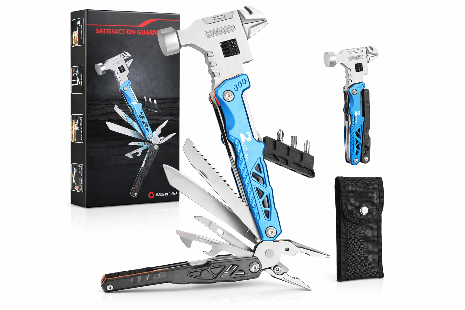 BETA STAR HAR10055/MULTIFUNCTIONAL OUTDOOR TOOLS/KNIFE 18 IN 1