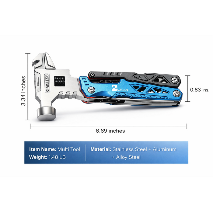 BETA STAR HAR10055/MULTIFUNCTIONAL OUTDOOR TOOLS/KNIFE 18 IN 1