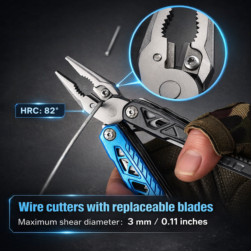 BETA STAR HAR10055/MULTIFUNCTIONAL OUTDOOR TOOLS/KNIFE 18 IN 1