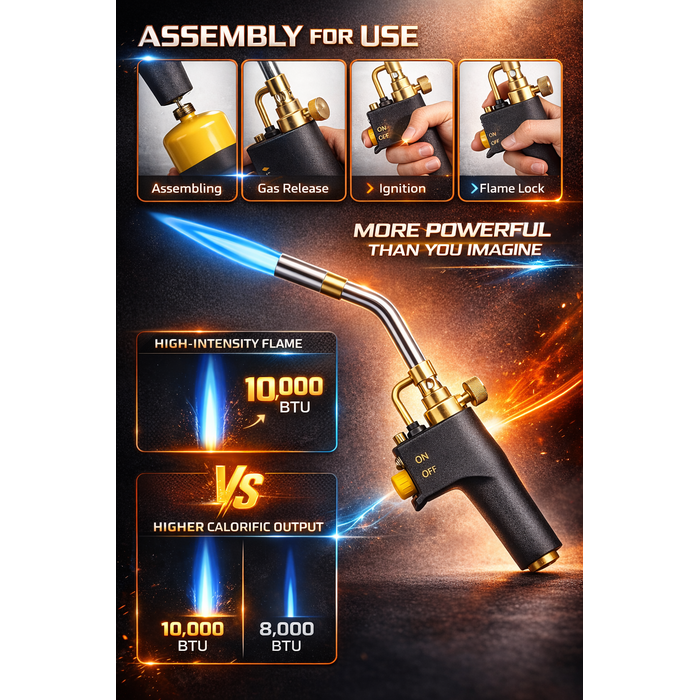 BETA STAR HAR10053/MAP VALVE SELF-IGNITION TORCH HEAD