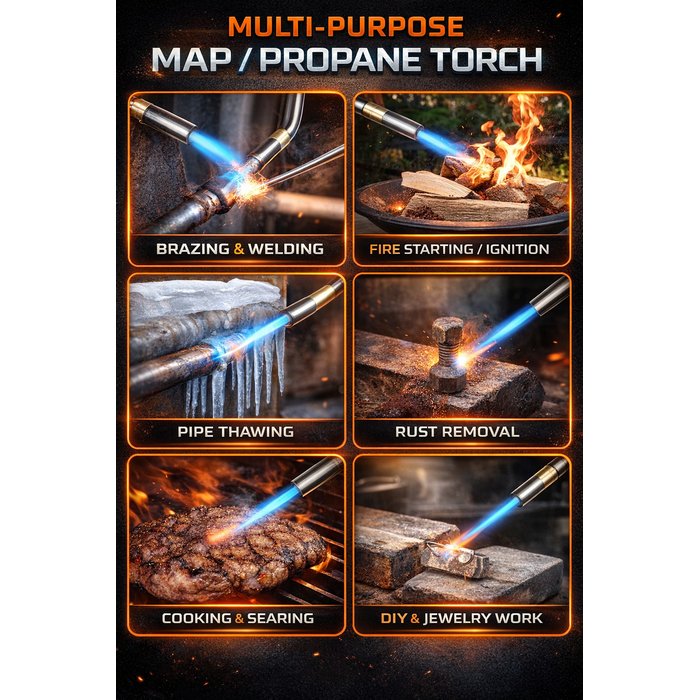 BETA STAR HAR10053/MAP VALVE SELF-IGNITION TORCH HEAD