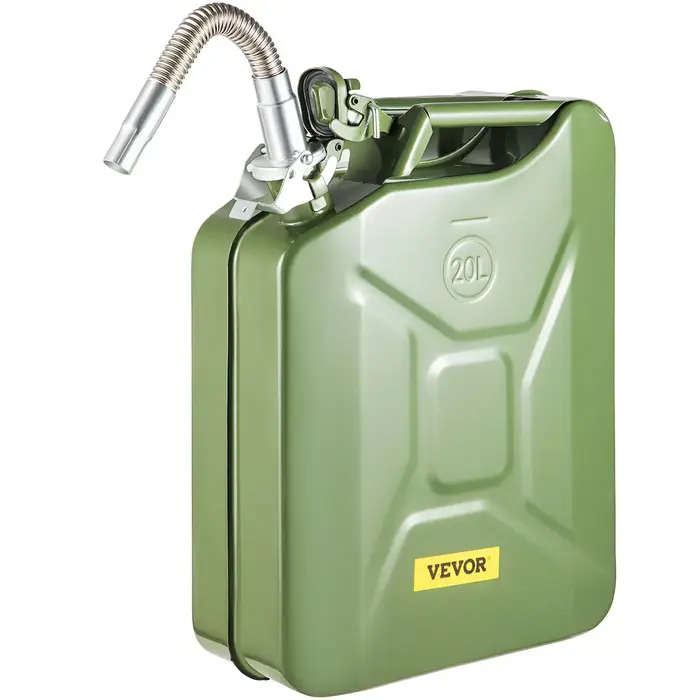 VEVOR HAR10093/  VEVOR JERRY FUEL CAN, 5.3 GALLON / 20 L PORTABLE WITH FLEXIBLE SPOUT GREEN
