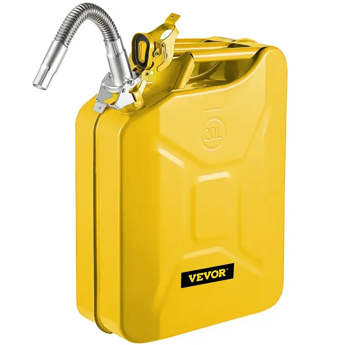 VEVOR HAR10097/  VEVOR JERRY FUEL CAN, 5.3 GALLON / 20 L PORTABLE WITH FLEXIBLE SPOUT YELLOW