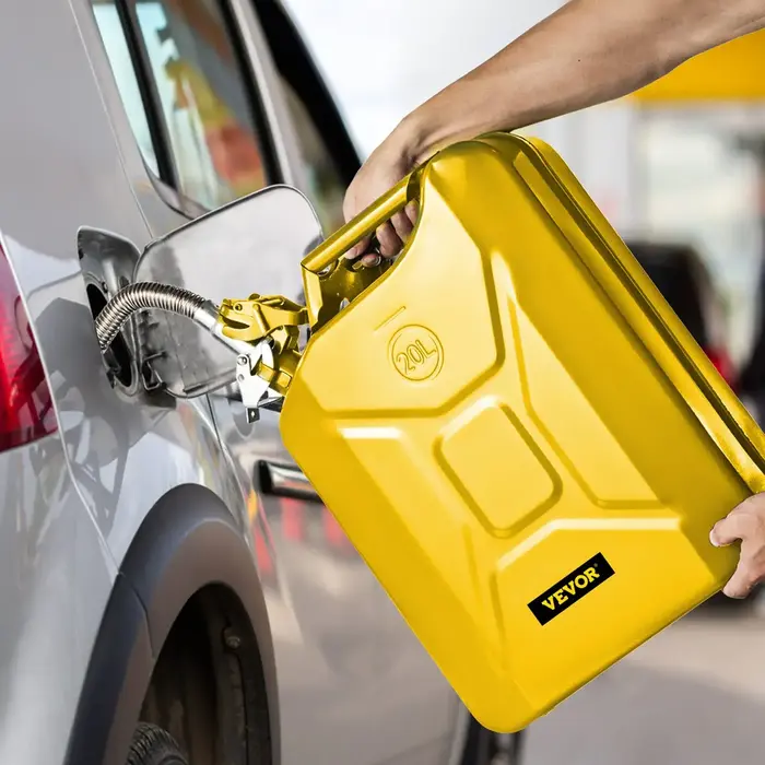 VEVOR HAR10097/  VEVOR JERRY FUEL CAN, 5.3 GALLON / 20 L PORTABLE WITH FLEXIBLE SPOUT YELLOW