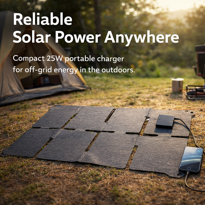 BETA STAR HAR10047/25W SOLAR PANEL WITH USB PORT