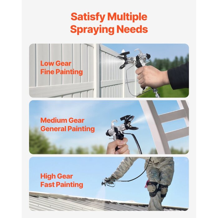 VEVOR IND6056/  VEVOR STAND AIRLESS PAINT SPRAYER, 650W 3000PSI