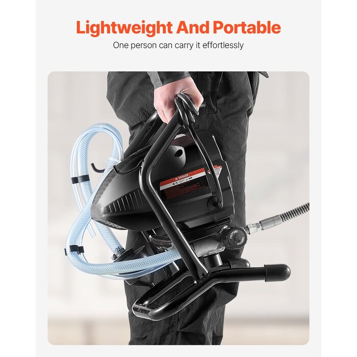 VEVOR IND6056/  VEVOR STAND AIRLESS PAINT SPRAYER, 650W 3000PSI