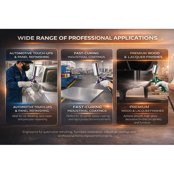 VEVOR IND6055/  VEVOR 3-PIECE AIR SPRAY GUN KIT, PROAUTO PAINT SPRAY GUN SET WITH 3 NOZZLES