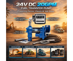 BETA STAR IND5985/ FUEL DISPENSING PUMP 24V 2" INLET AND 1" OUTLET