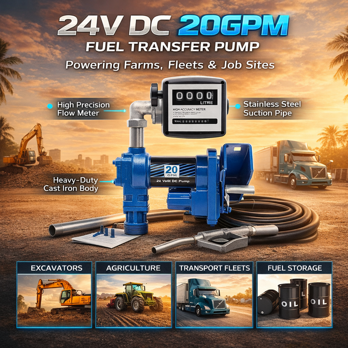 BETA STAR IND5985/ FUEL DISPENSING PUMP 24V 2" INLET AND 1" OUTLET