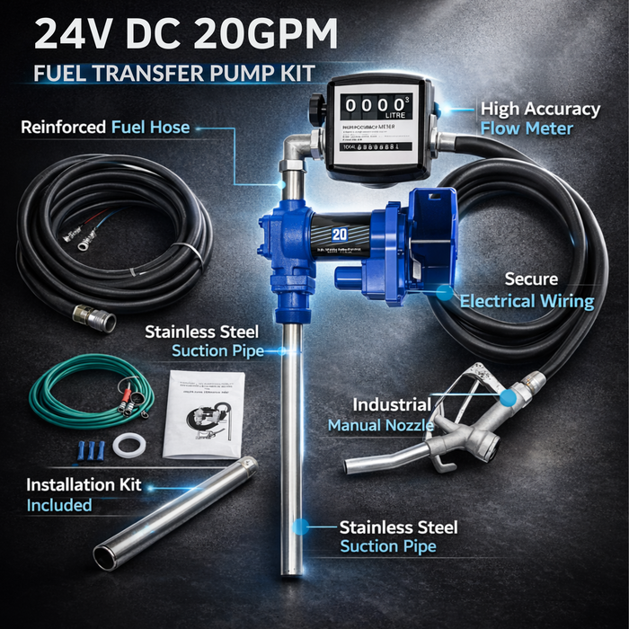 BETA STAR IND5985/ FUEL DISPENSING PUMP 24V 2" INLET AND 1" OUTLET