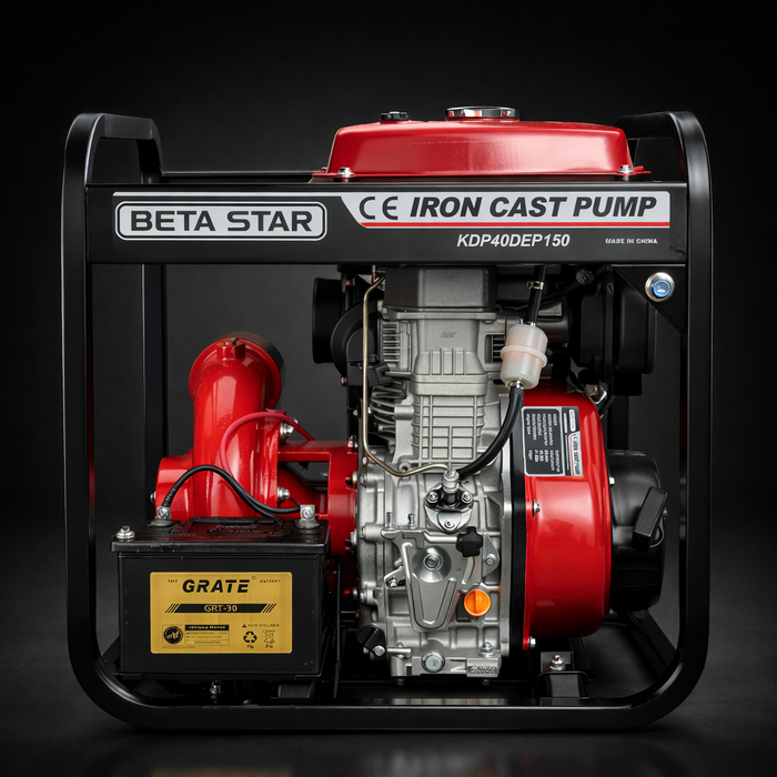 BETA STAR IND6043/CASTING PUMP (FIRE PUMP)3"*4" WITH 195F ENGINE-D/S