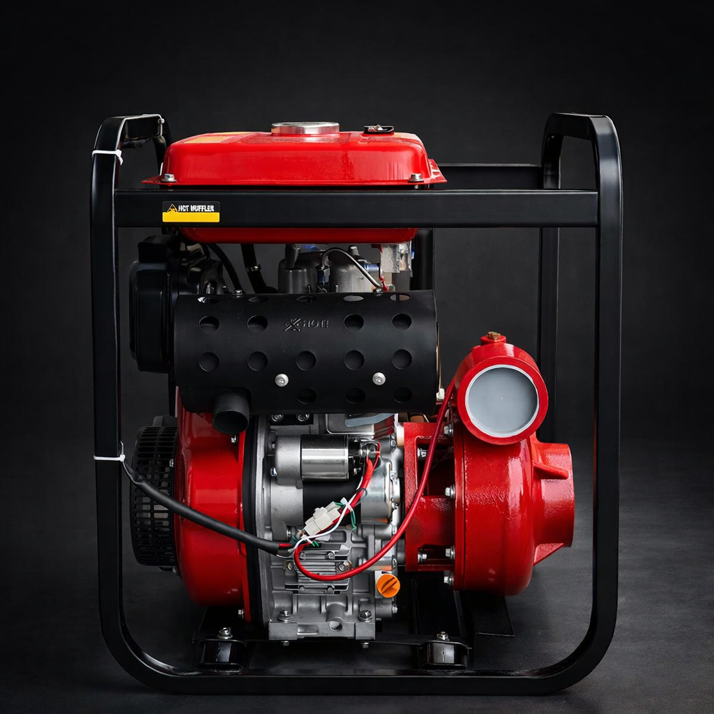 BETA STAR IND6043/CASTING PUMP (FIRE PUMP)3"*4" WITH 195F ENGINE-D/S