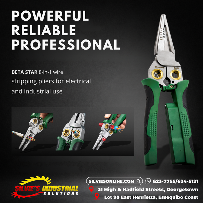 BETA STAR HAR10071/ 8 IN 1 STRIPPING PLIER