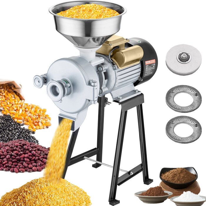 VEVOR IND6057/ VEVOR ELECTRIC GRAIN/SPICE GRINDER MILL, 3000W 110V 60HZ #GM-002
