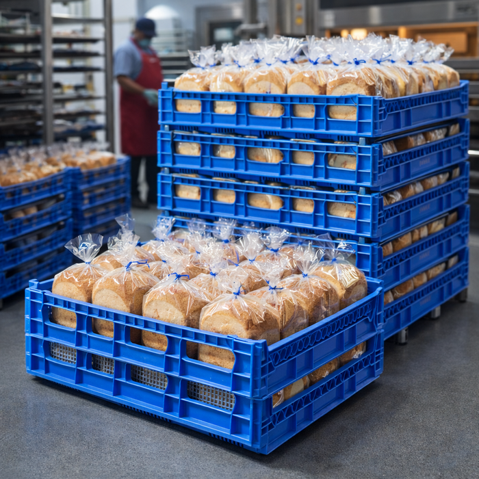 BETA STAR HAR10068/BREAD TRAY 694*606*150MM (BLUE)