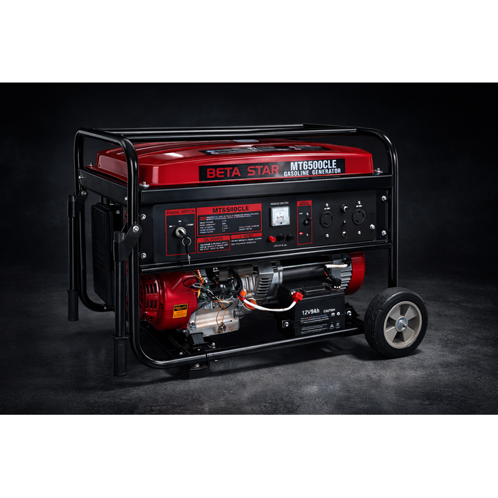 BETA STAR IND6060 6500 WATTS BETA STAR GENERATOR 6500A, 110V RECOIL AND KEY