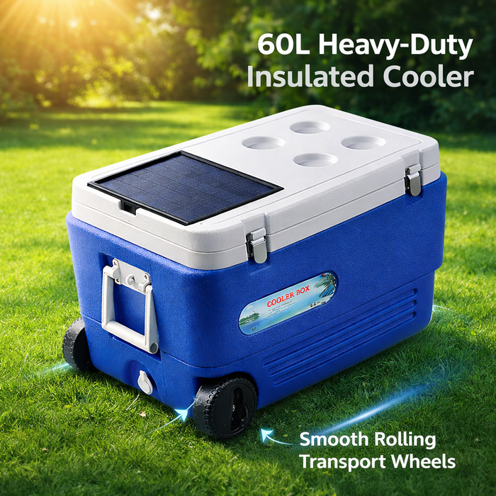 BETA STAR HAR9849/ICE BOX WITH SOLAR CHARGER  60L/15GALLON