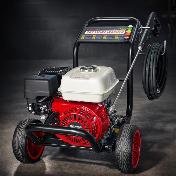 HONDA IND6046 / 2600 PSI PRESSURE WASHER WITH ITALY PUMP  GX160 HONDA ENGINE-D/S
