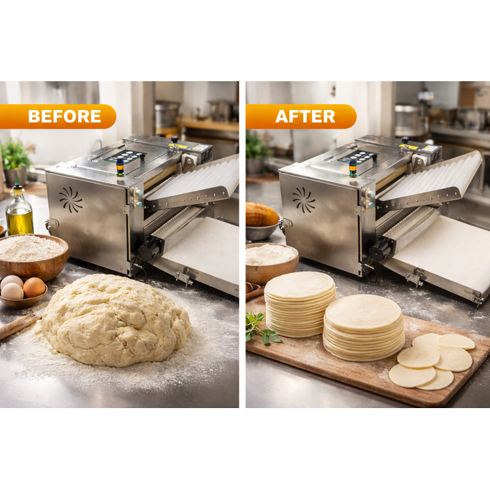 BETA STAR IND6049/PASTA MACHINE 25CM, 110V  60HZ , ROTI MAKING MACHINE