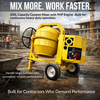 BETA STAR IND6027 - 350L CEMENT MIXER WITH GE270 GASOLINE ENGINE-D/S