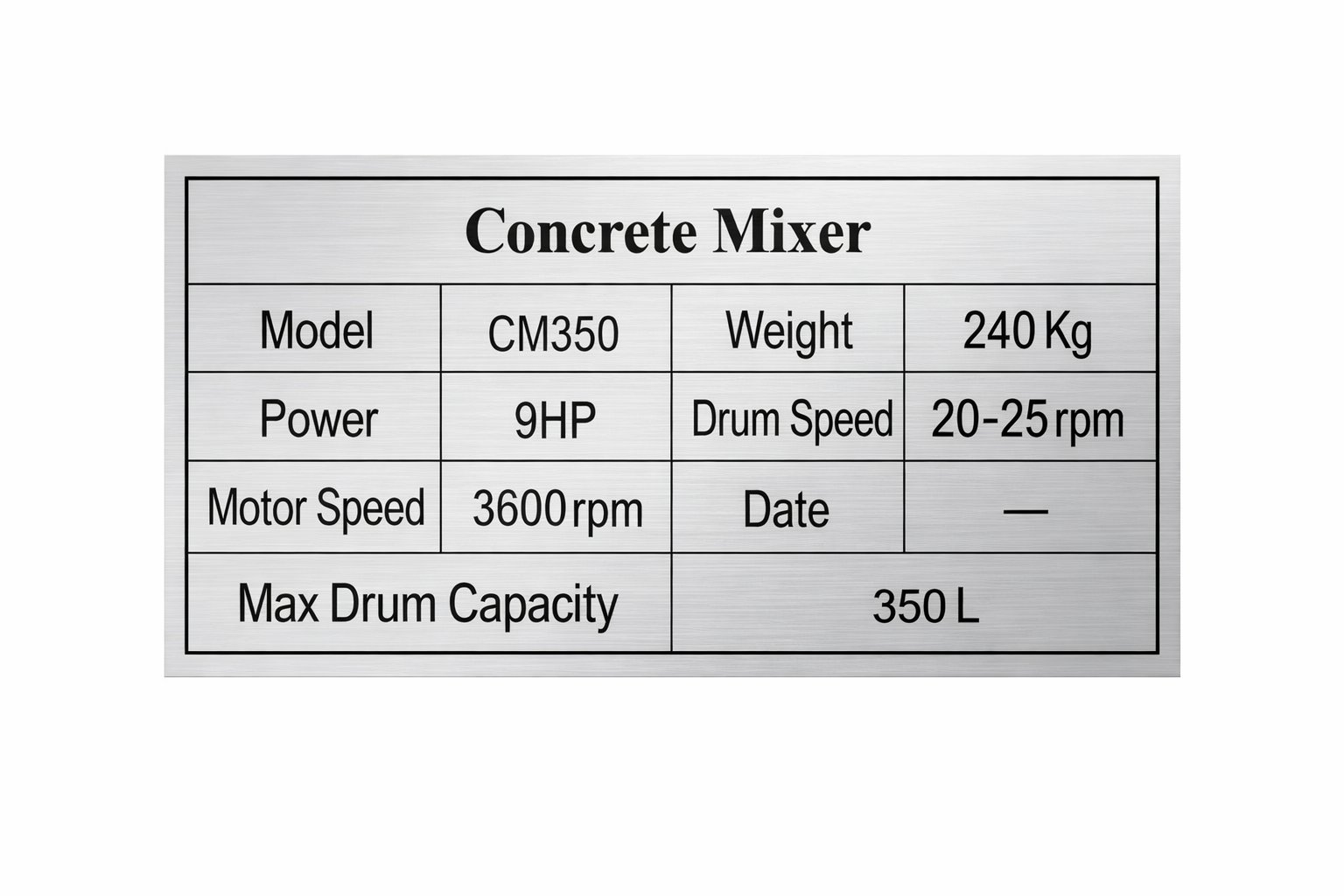 BETA STAR 1 1/2 SACK CEMENT MIXER (IND6027)