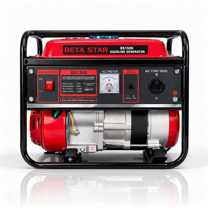 BETA STAR IND9986 GENERATOR/GASO.MPG1500CL 110VOLTS 60HZ BETA STAR-D/S