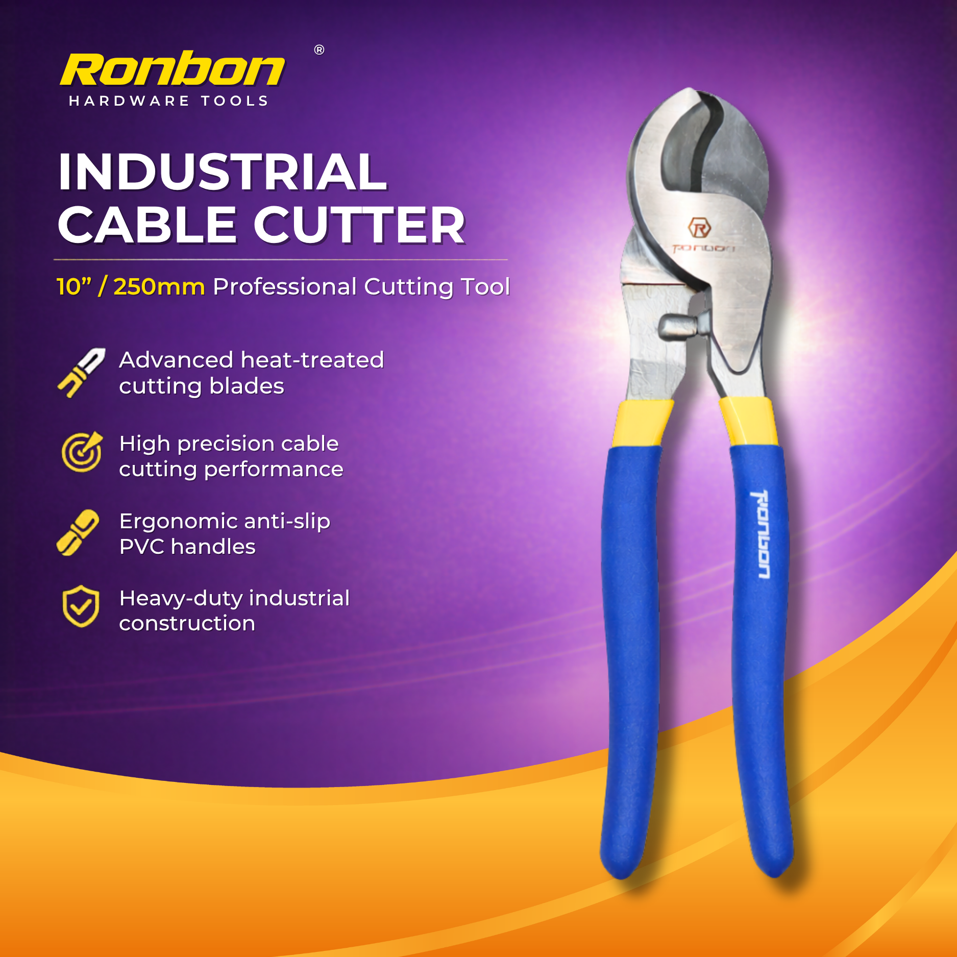 10'' ADJUSTABLE CABLE CUTTER (HAR10088)