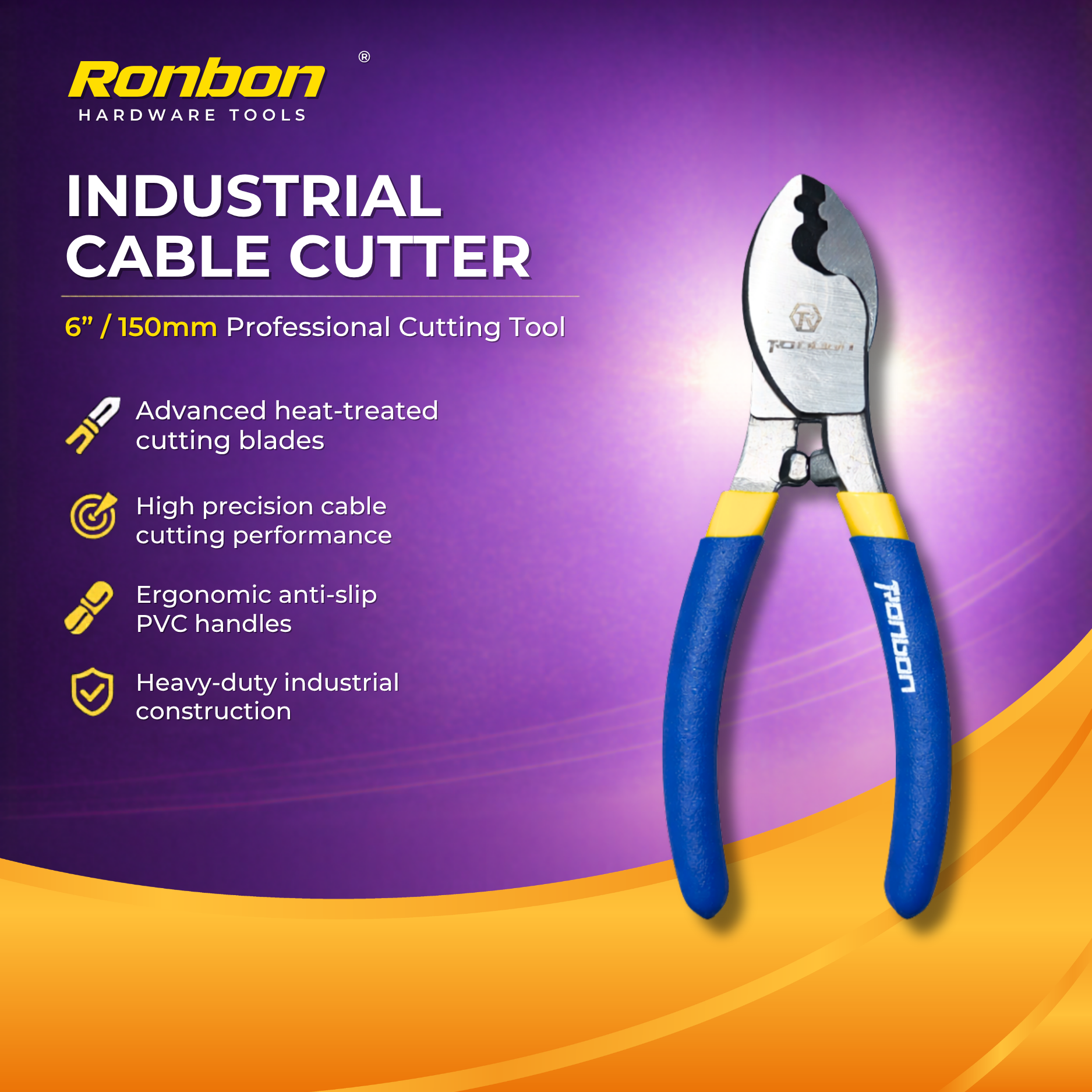 6'' ADJUSTABLE CABLE CUTTER (HAR10086)