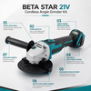 BETA STAR IND6050/CORDLESS ANGLE GRINDER 21VOLT