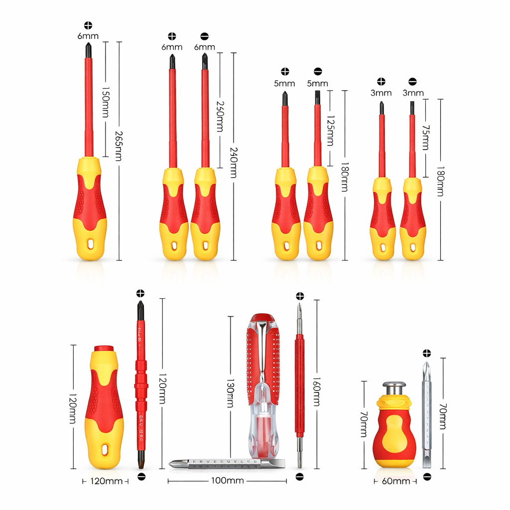 BETA STAR INSULATED SCREWDRIVER SET (10PCS/SET) (HAR10085)