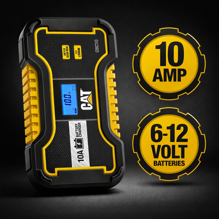 CAT VEH24983 / BATTERY CHARGER WITH 6V/12V LEAD ACID , CBC10