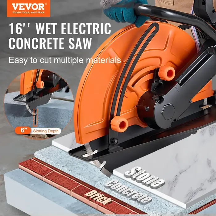 VEVOR IND6063 / VEVOR ELECTRIC CONCRETE SAW, 16" , 3200 W--D/S