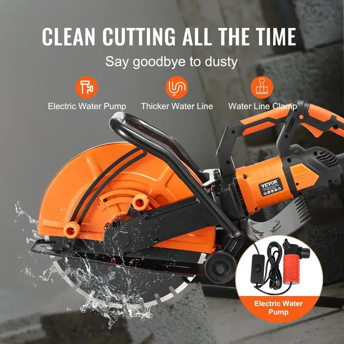 VEVOR IND6063 / VEVOR ELECTRIC CONCRETE SAW, 16" , 3200 W--D/S