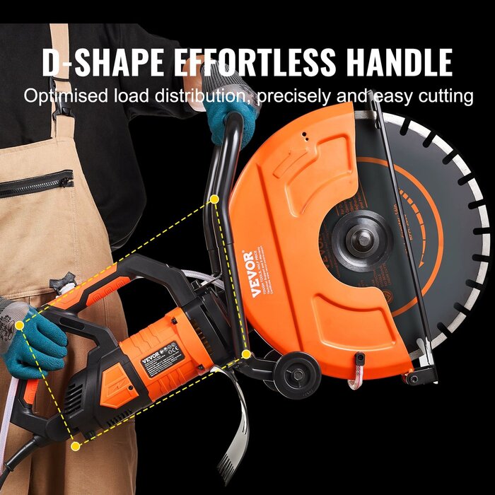 VEVOR IND6063 /  VEVOR  ELECTRIC CONCRETE SAW, 6 IN, 3200 W