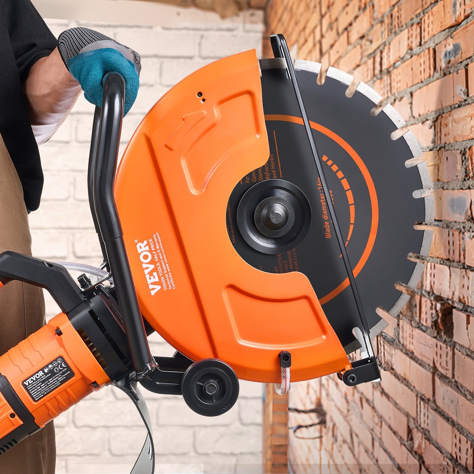 VEVOR IND6063 / VEVOR ELECTRIC CONCRETE SAW, 16" , 3200 W--D/S