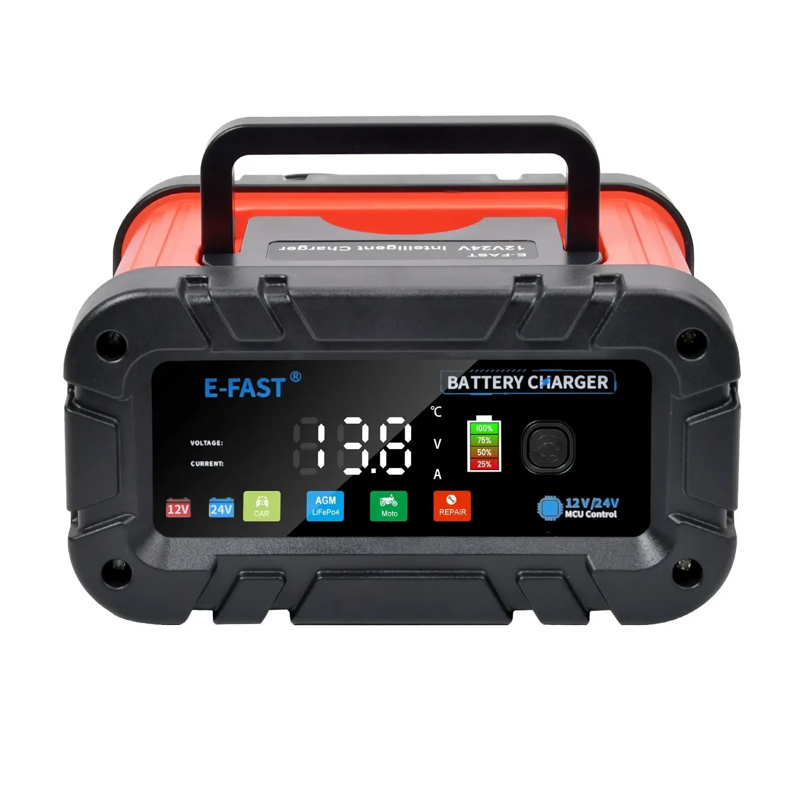 VEH24975 / E-FAST BATTERY CHARGER 0-20A 12/24V LIFEPO4